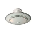 Galaxy Lighting 600655WH 120W Blanc Plafonnier semi encastré