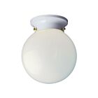 Galaxy Lighting 61038 W-WH 100W Blanc Plafonnier semi encastré