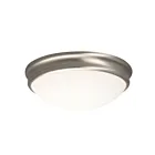 Galaxy Lighting 613330BN 60W Nickel brossé Plafonnier encastré