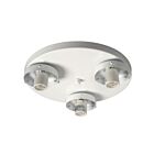 Galaxy Lighting 635141-H-W Blanc brillant Support de plafonnier