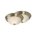 Galaxy Lighting 635278AB-2 100W Laiton antique Plafonnier encastré