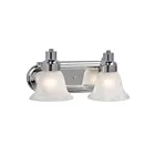 Galaxy Lighting 702606CH 2-Lumières 200W Chrome Lampe de salle de bain