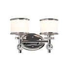 Galaxy Lighting 712062CH 2-Lumières 120W Chrome Lampe de salle de bain
