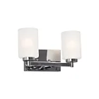 Galaxy Lighting 721262CH 2-Lumières 200W Chrome Lampe de salle de bain