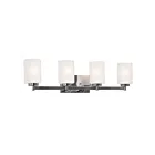 Galaxy Lighting 721264CH 4-Lumières 400W Chrome Lampe de salle de bain