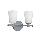 Galaxy Lighting 724002CH 2-Lumières 200W Chrome Lampe de salle de bain