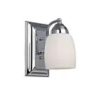 Galaxy Lighting 724131CH 1-Lumière 100W Chrome Lampe de salle de bain