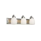 Galaxy Lighting 724133BN 3-Lumières 300W Nickel brossé Lampe de salle de bain