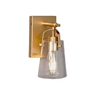 Galaxy Lighting 726251GD 1-Lumière 100W Peint en or doux Lampe de salle de bain