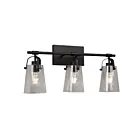 Galaxy Lighting 726253BK 3-Lumières 300W Noir Lampe de salle de bain