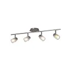 Galaxy Lighting 753244BN 200W Nickel brossé Luminaire de piste fixe
