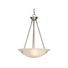 Galaxy Lighting 815116BN 3-Lumières 180W Nickel brossé Suspendu