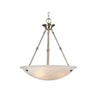 Galaxy Lighting 815120BN 3-Lumières 300W Nickel brossé Suspendu