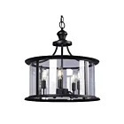 Galaxy Lighting 912301ORB 5-Lumières 300W Bronze huilé Suspendu