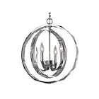 Galaxy Lighting 922382CH 4-Lumières 240W Chrome Suspendu