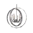 Galaxy Lighting 922383CH 6-Lumières 360W Chrome Suspendu