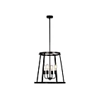 Galaxy Lighting 926745BK 4-Lumières 400W Noir Suspendu