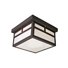 Galaxy Lighting L306120OB012A1 12W Bronze ancien Plafonnier d'extérieur