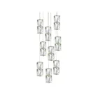 Galaxy Lighting L923068CH 18-Lumières 108W Chrome Suspendu