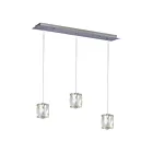 Galaxy Lighting L923093CH 3-Lumières 18W Chrome Suspendu