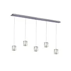 Galaxy Lighting L923095CH 5-Lumières 30W Chrome Suspendu