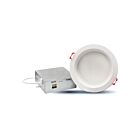 Ortech SLIM4DR-5CCT 12W 4" DEL Encastré Slim Luminaire CCT sélectionnable (3 Prongs)