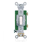 Interrupteur à bascule Leviton 3031-2w blanc
