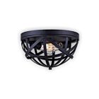 Plafonnier Canarm Gigi 2 lumi&egrave;res IFM567A13BK-C