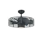 Ventilateur de plafond 23" Kendal Lighting Enclave Led AC17723L-NI 6W 7-lames fer naturel