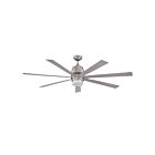 Ventilateur de plafond 60" Kendal Lighting Sixty-Seven AC20760-SN 75W 7-lames nickel satiné