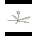 Ventilateur de plafond 54" Kendal Lighting Phantom AC21454-SN 12W 5-lames nickel satiné