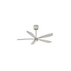 Ventilateur de plafond 54" Kendal Lighting Phantom AC21454-SN 12W 5-lames nickel satiné