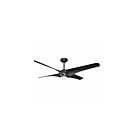 Ventilateur de plafond 54" Kendal Lighting Juno AC23554-BLK 15W 4-lames noir