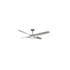Ventilateur de plafond 54" Kendal Lighting Juno AC23554-SN 15W 4-lames nickel satiné