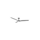 Ventilateur de plafond 60" Kendal Lighting Paladin AC23660-SN 15W 3-lames nickel satiné