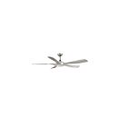 Ventilateur de plafond 56" Kendal Lighting Mistral AC23856-SN 24W 5-lames nickel satiné