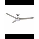 Ventilateur de plafond 52" Kendal Lighting Caprion AC30152-SN 18W 3-lames nickel satiné