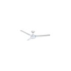 Ventilateur de plafond 52" Kendal Lighting Caprion AC30152-WH 18W 3-lames blanc