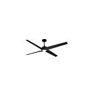 Ventilateur de plafond 56" Kendal Lighting Alestra AC30356-BLK 4-lames Noir mat