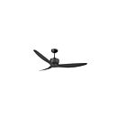 Ventilateur de plafond 52" Kendal Lighting Elemont AC30452-BLK 3-lames Noir