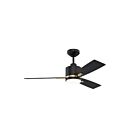 Ventilateur de plafond 42" Kendal Lighting Nuvel 42 AC30842-BLK-OCB 3-Lames Noir et Laiton