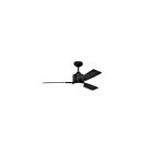 Ventilateur de plafond 42" Kendal Lighting Nuvel 42 AC30842-BLK 3-Lames Noir