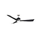 Kendal Lighting AC31462-BLK-SN Ariya 3-Lames Noir 62" Ventilateur de plafond