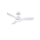 Kendal Lighting AC40842-MWH Mistral 22W 42" Blanc Ventilateur de plafond