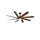Kendal Lighting AC41360-BLK-DW Dominator 22W 60" Noir et noyer foncé Ventilateur de plafond