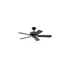 Ventilateur de plafond 42" Kendal Lighting Builder'S Choice AC6842-BLK 5-lames noir