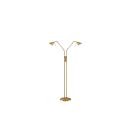 Kendal Lighting FL4048-2-BRS Laiton et bronze 100W Lampe sur pied
