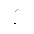 Kendal Lighting FL4048-BLK Noir 50W Lampe sur pied