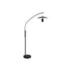 Kendal Lighting FL6601-BLK-BRS Noir/Brass/Bronze 18W Lampe sur pied