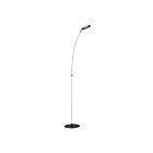 Kendal Lighting FL7001-BLK-SS Noir 8W Lampe sur pied